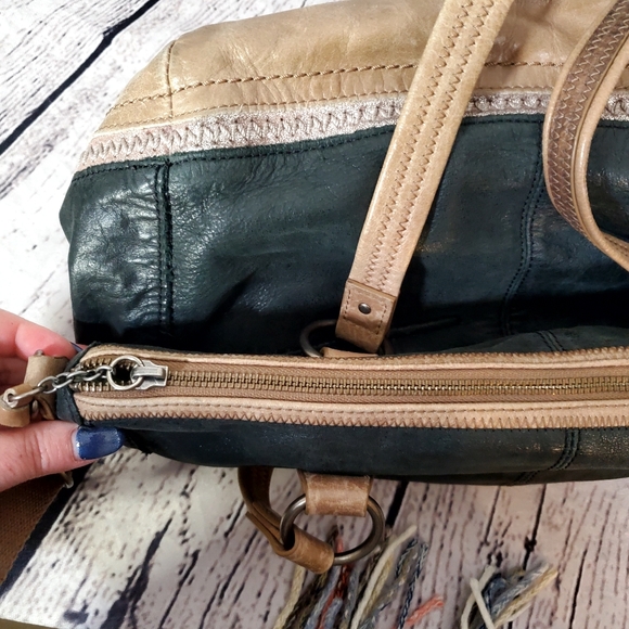 The Sak Sequoia Hobo Shoulder Bag Purse Black & Brown Leather Everyday Large - Picture 12 of 16